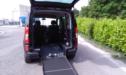 Mercedes Citan allestito con ribassamento per trasporto di un carrozzina per disabili 